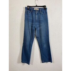 Lykke Wullf Cowgirl High Rise Straight Leg Blue Denim Jeans Size 4
